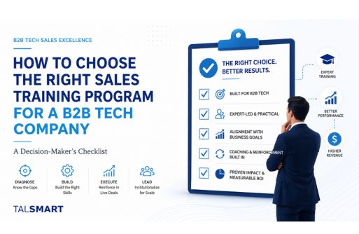 How to Choose the Right Sales Training Program for a B2B Tech Company