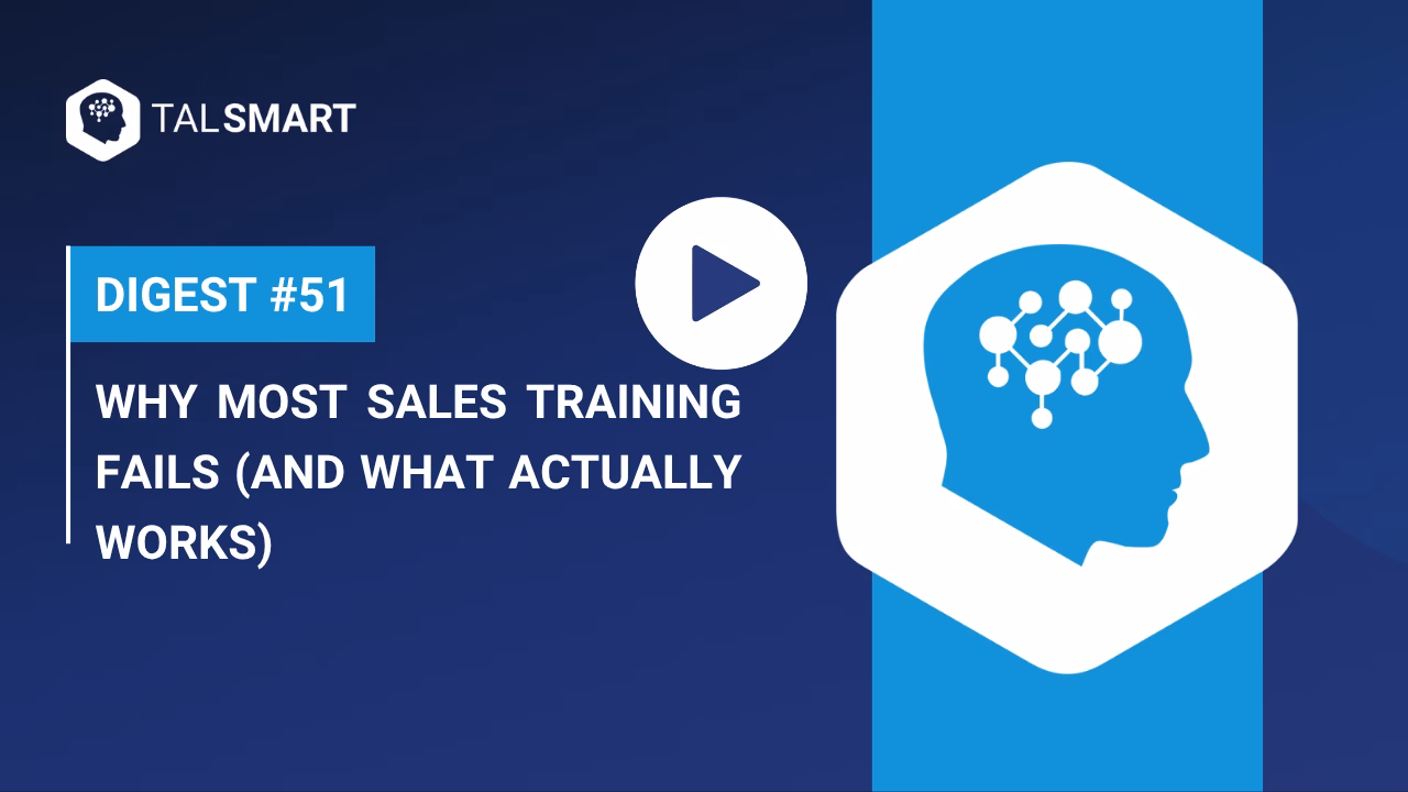 Why Most Sales Training Fails (And What Actually Works)
